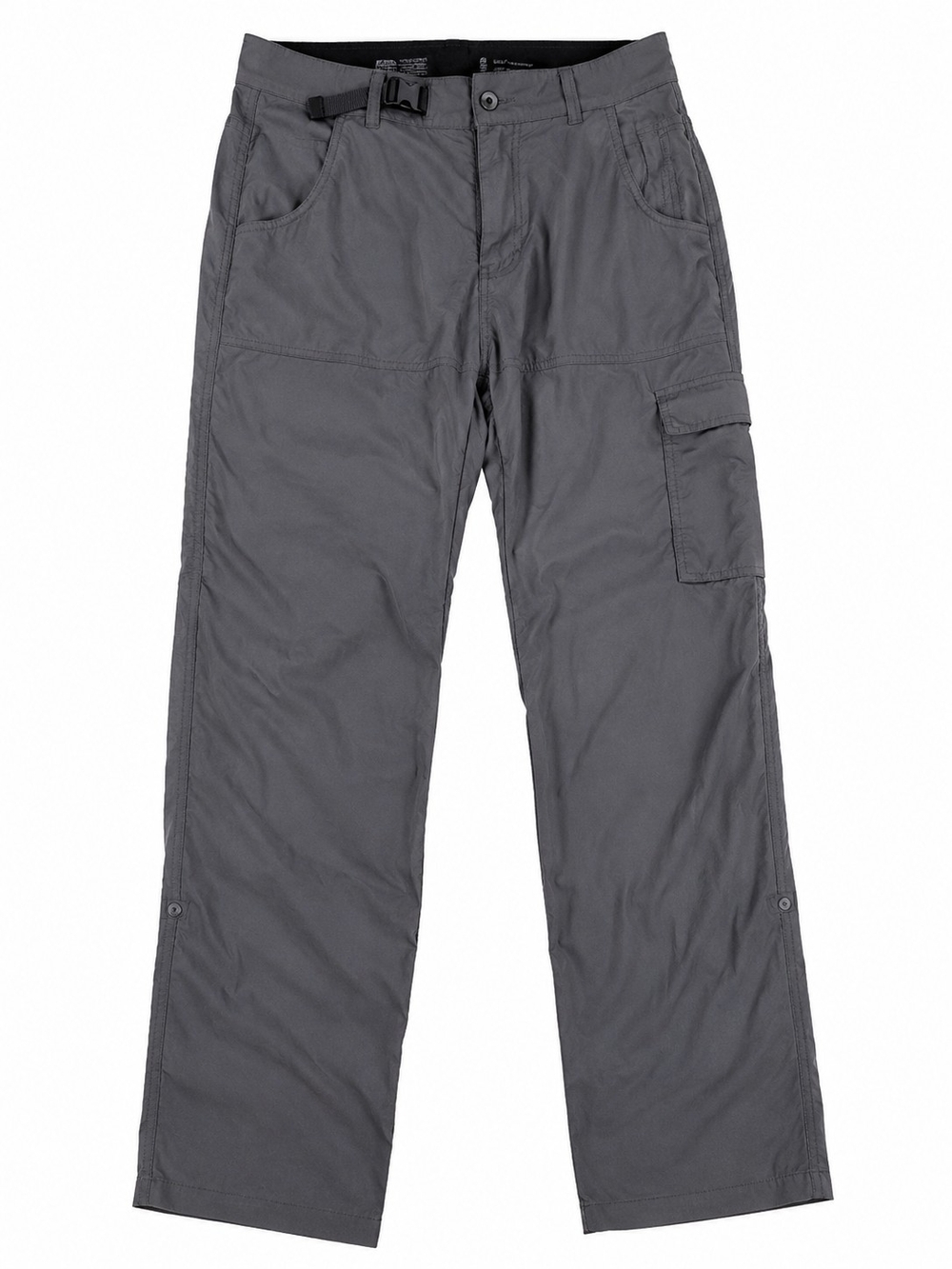 prAna Stretch Zion II Pants Mens 32 Gray Relaxed Fit Hiking Cargo Measured 30x32